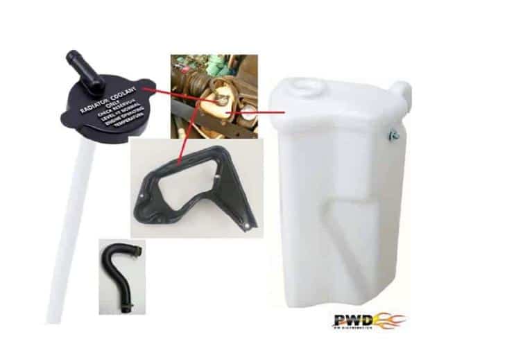 Radiator Overflow Bottle/Bracket KIT 73-75 Firebird TA